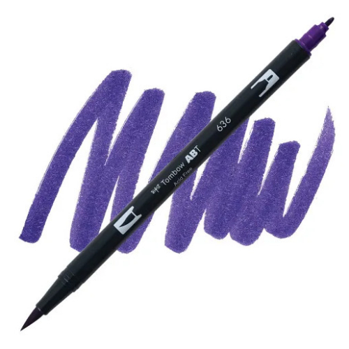 Tombow Dual Brush Pen 636 (Imperial Purple)