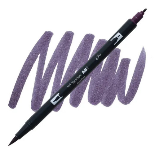 Tombow - Dual Brush Pen 679 (Dark Plum)