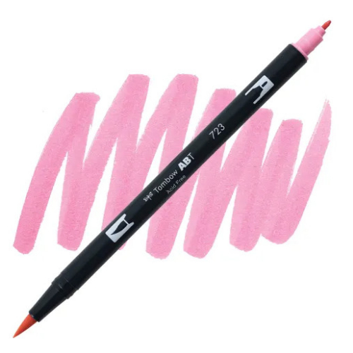 Tombow - Dual Brush Pen 723 (Pink Red)