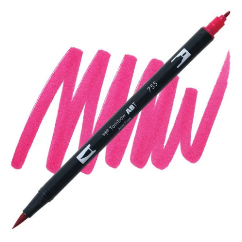 Tombow - Dual Brush Pen 755 (Rubine Red)