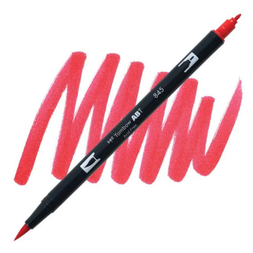 Tombow Dual Brush Pen 845 (Carmine Red)
