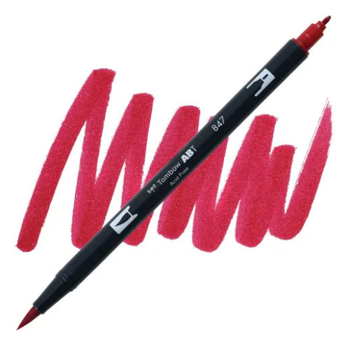 Tombow - Dual Brush Pen 847 (Crimson)