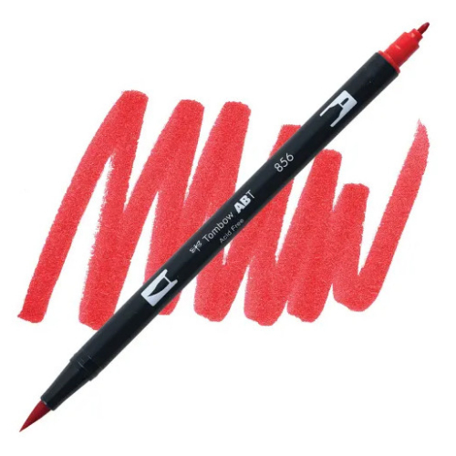 Tombow Dual Brush Pen 856 (Chinese Red)
