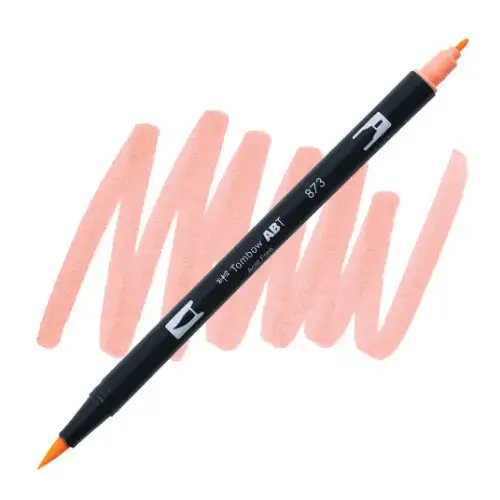 Tombow - Dual Brush Pen 873 (Coral Red)