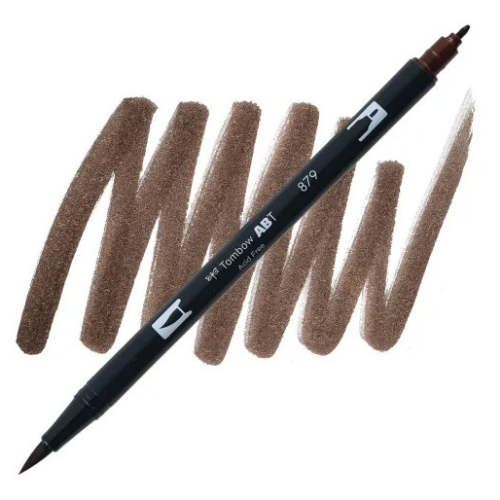 Tombow Dual Brush Pen 879 (Brown)