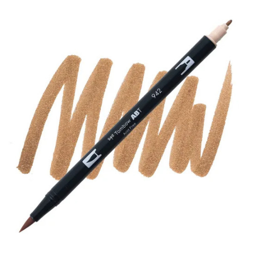 Tombow - Dual Brush Pen 942 (Tan)