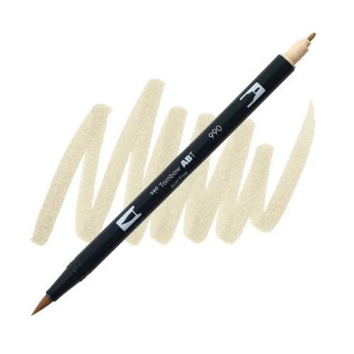 Tombow - Dual Brush Pen 990 (Light Sand)