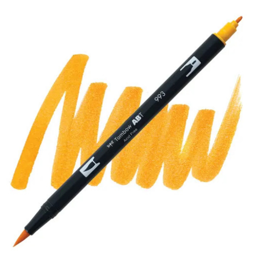Tombow - Dual Brush Pen 993 (Chrome Orange)