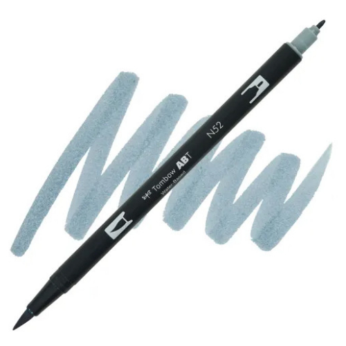 Tombow - Dual Brush Pen N52 (Cool Grey)