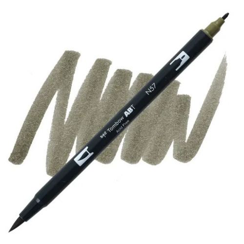 Tombow - Dual Brush Pen N57 (Warm Grey)
