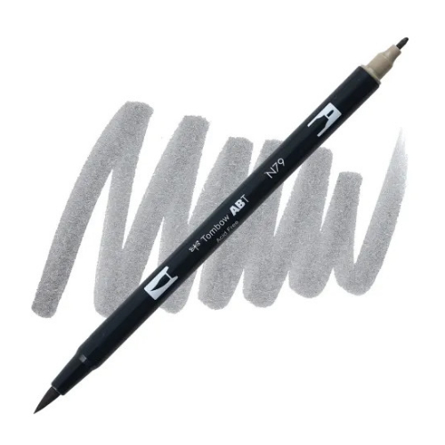 Tombow - Dual Brush Pen N79 (Warm Grey)