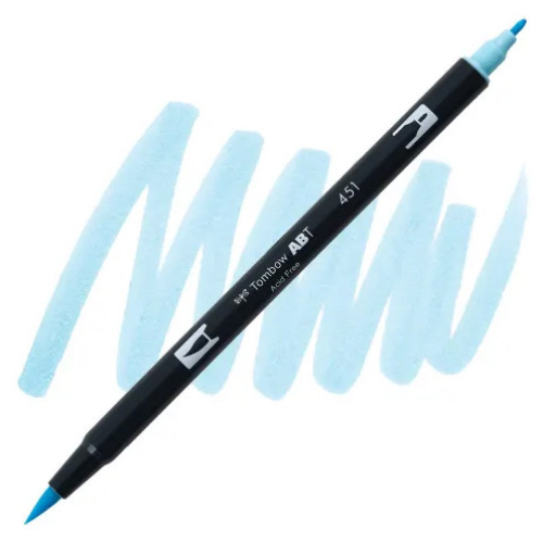 Tombow - Dual Brush Pen 451 (Sky Blue)