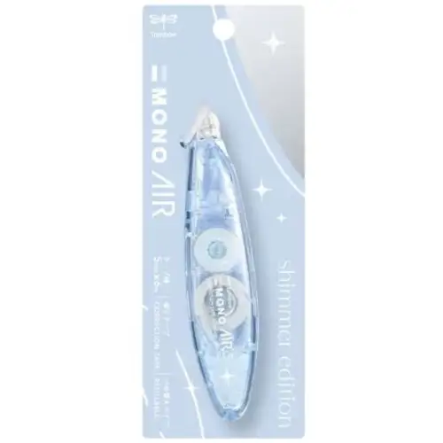 Tombow – [Limited] MONO AIR Refillable Correction Tape Shimmer Edition, Frozen