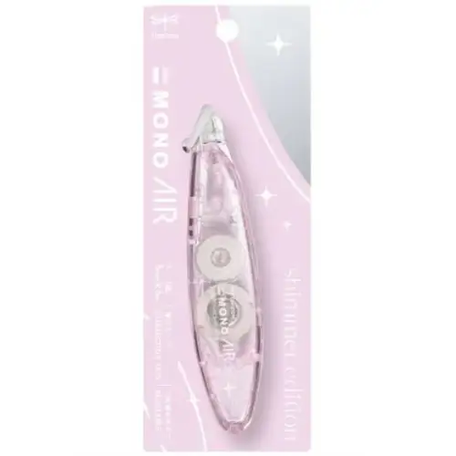 Tombow – [Limited] MONO AIR Refillable Correction Tape Shimmer Edition, Rose