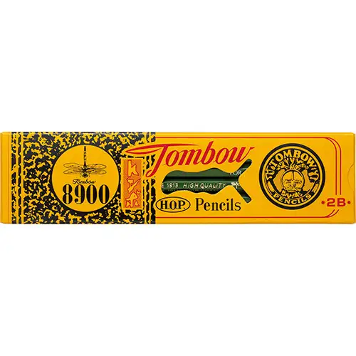 Tombow – Matite in legno 8900 2B (Confezione da 12)