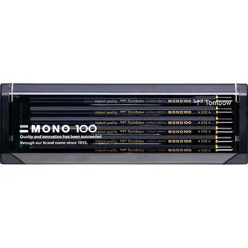 Tombow – MONO 100 2B (Matita di Grafite) - Confezione da 12