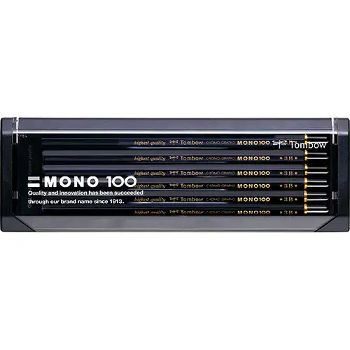 Tombow – MONO 100 3B (Matita di Grafite) - Confezione da 12