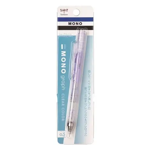 Tombow – MONO Graph Mechanical Pencil 0.5mm “Clear Purple”