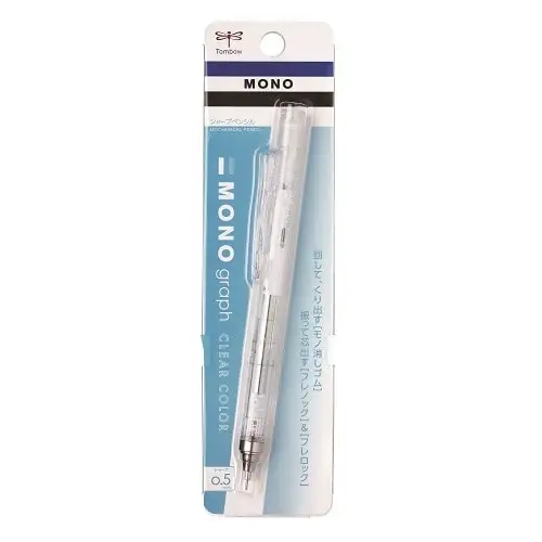 Tombow – MONO Graph Mechanical Pencil 0.5mm “Clear”