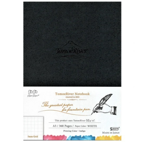 Tomoe River - Notebook A5 52 g/m2, 386 pagine (Quadretti 5mm - Grid)