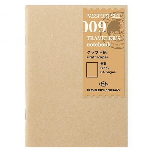 Traveler's Notebook - Passport 009 Refill Kraft Paper