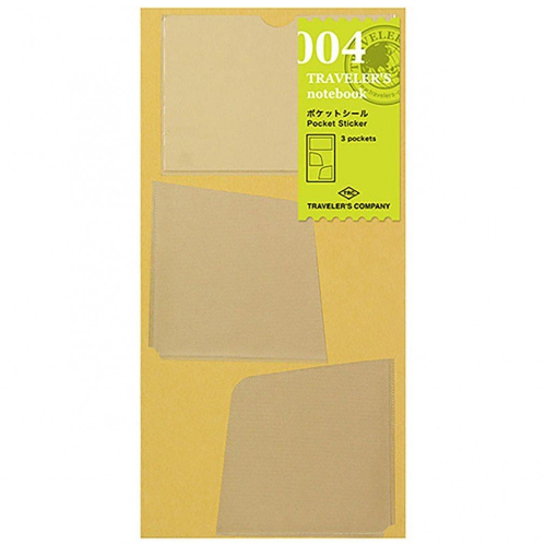 Traveler's Notebook - Regular 004 Refill Pocket Stickers * Basic Item