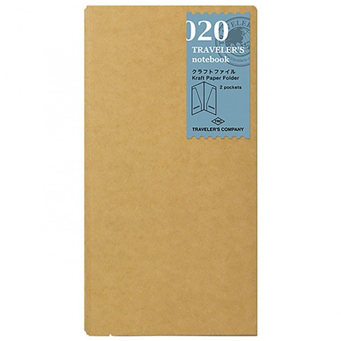 Traveler's Notebook - Regular 020 Refill Kraft Paper Folder
