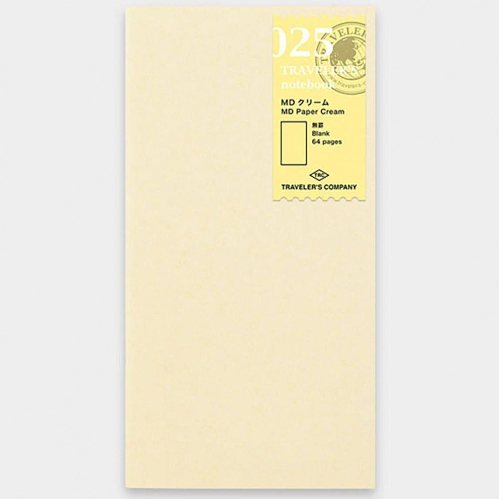 Traveler's Notebook - Regular 025 Refill MD Paper Cream