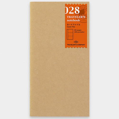 Traveler's Notebook - Regular 028 Refill Card File