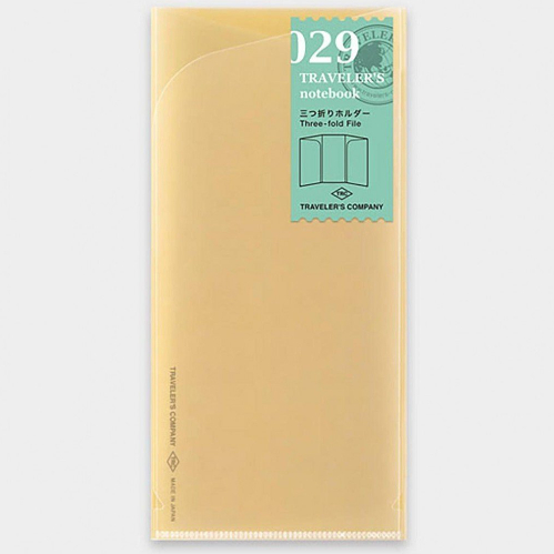 Traveler's Notebook - Regular 029 Refill Three-fold File