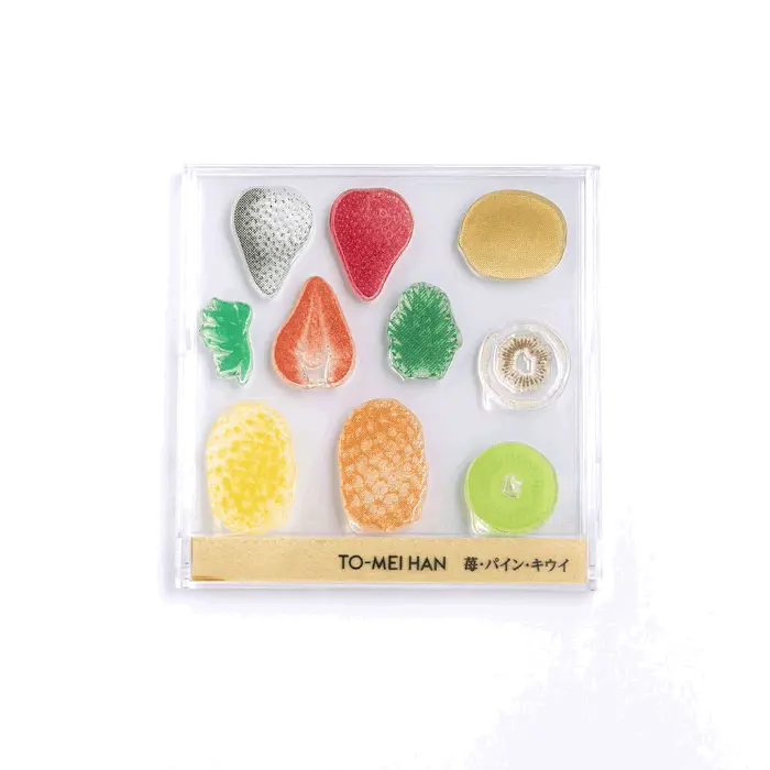 Tri-gram – TO-MEI HAN Clear Stamp Strawberry, Pineapple, Kiwi (TA-04)