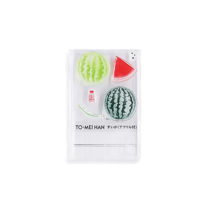 Tri-gram – TO-MEI HAN Clear Stamp Watermelon, with Acrylic Block (TA-07)