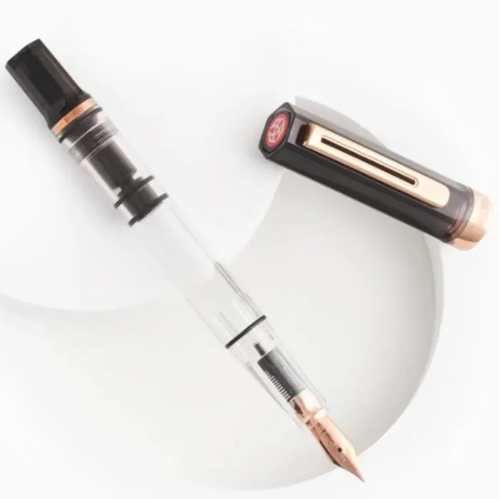 TWSBI – ECO Smoke Rose Gold, Pennino M (Medium)