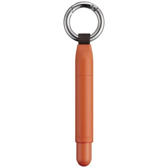 Uni Mitsubishi – &knot Jetstream Inside Ballpoint Pen with Carabiner, 0.5mm, Lantern Orange