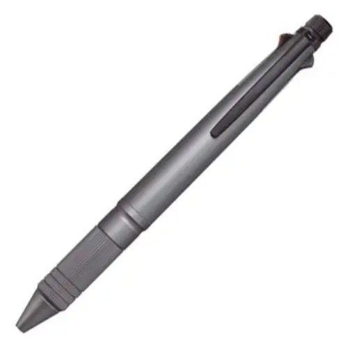 Uni Mitsubishi - Penna Multifunzione 4&1 versione in metallo, 4 colori + portamine [Inchiostro ballpoint 0.5mm] (Gunmetal) MSXE5200A5.43