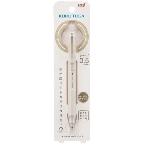 Uni Mitsubishi - Portamine Sharp Kurutoga KS 0.5mm Ivory [Colore edizione limitata] (M5KS1P)