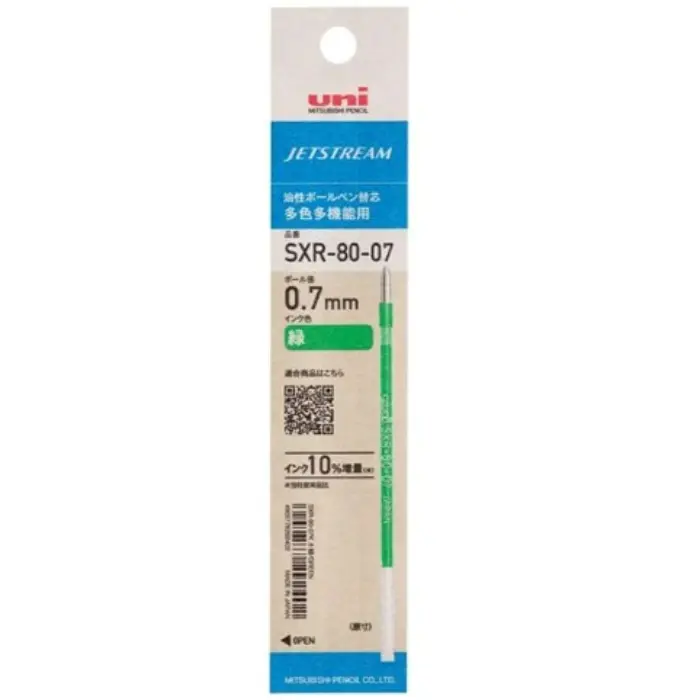 Uni Mitsubishi – Ricarica Jetstream Multifunzione 0.7mm, Verde