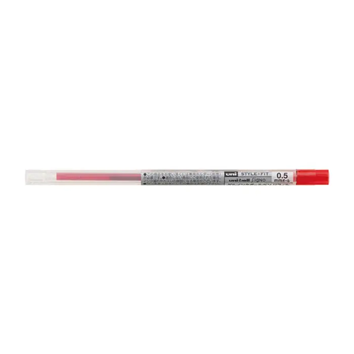 Uni Mitsubishi – Style Fit Gel Ink Ballpoint Pen Refill 0.5mm, Red