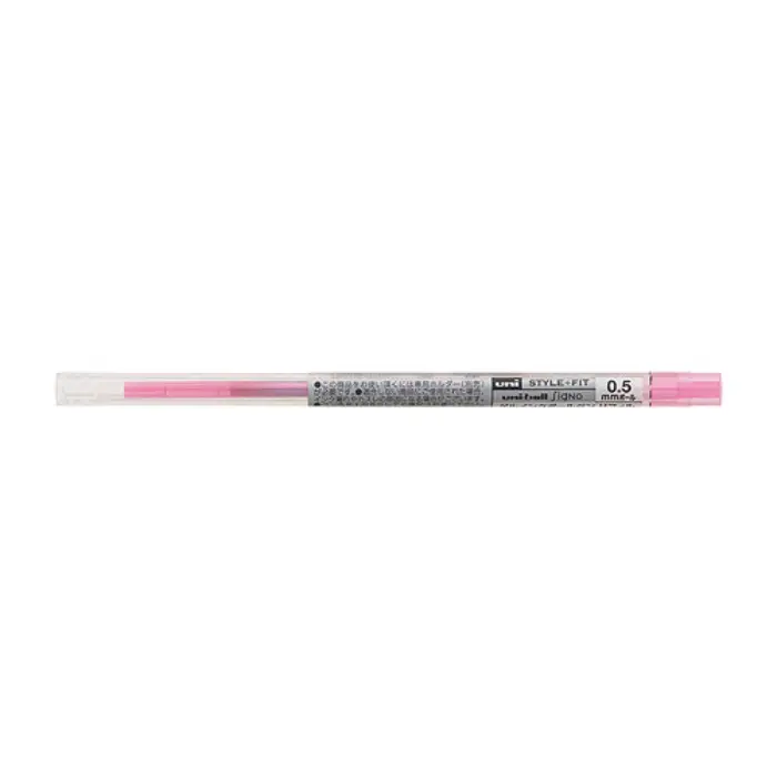 Uni Mitsubishi – Style Fit Gel Ink Ballpoint Pen Refill 0.5mm, Rose Pink