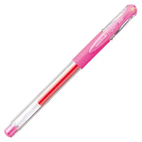 Uni Mitsubishi – Uni-ball Signo Dx, Penna a gel, 0.38mm, Rosa