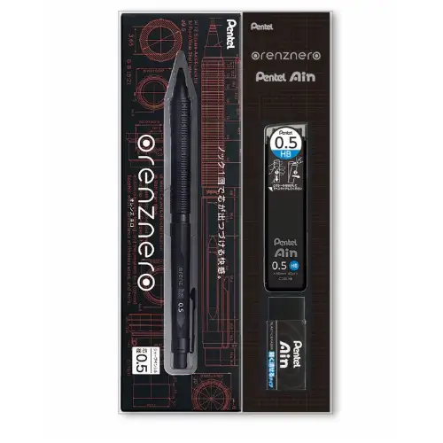 Pentel – Portamine Orenz Nero 0.5 mm, Limited Gift Set