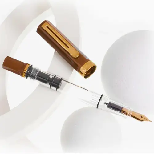 TWSBI – ECO Espresso with Bronze F (Penna Stilografica a Pistone - Edizione Limitata)