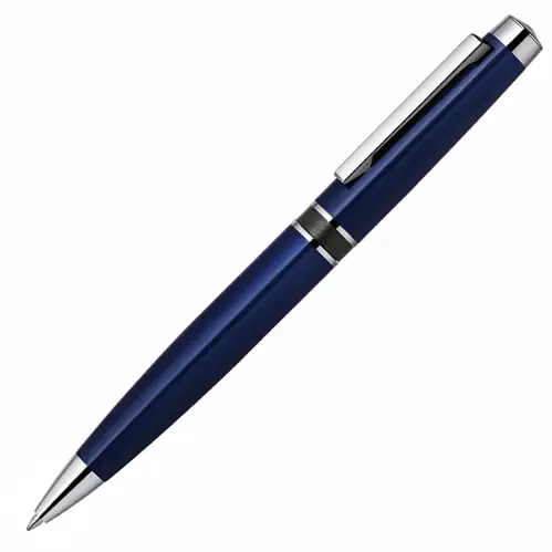 Zebra - Filare Twist, Penna a sfera a base d'olio (apertura a vite), Fusto Blu, 0.7mm [P-BA68-BL]