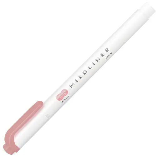 Zebra – Mildliner Mild Smoke Red WKT7-MSR