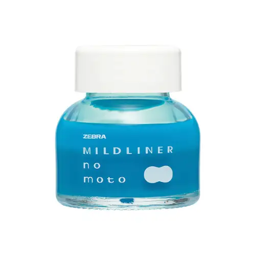 Zebra - Mildliner No Moto inchiostro, Mild Blue, 10ml [P-WI1-MBL]