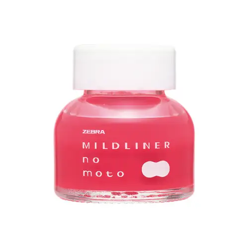 Zebra - Mildliner No Moto inchiostro, Mild Coral Pink, 10ml [P-WI1-MCOP]