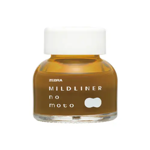 Zebra - Mildliner No Moto inchiostro, Mild Gold, 10ml [P-WI1-MGO]