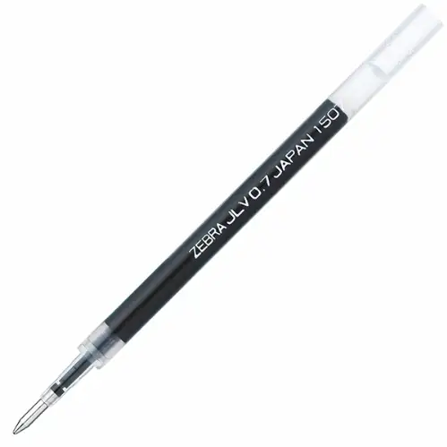 Zebra – Ricarica Sarasa Dry, Inchiostro gel Fast Dry, Nero 0.7 mm