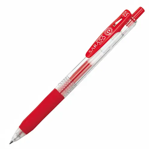 Zebra – Sarasa Clip 0.5mm Red