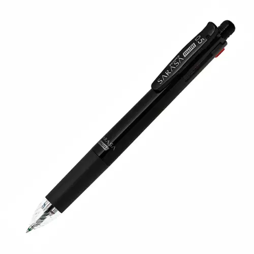 Zebra – Sarasa Multi, Penna multifunzione gel, Black, 0.5 mm